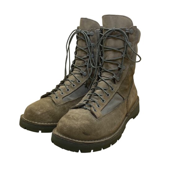 Danner Men’s Brown & Olive Leather Military 600G Insulated Gore-Tex Boots Sz 9.5 - Picture 3 of 11